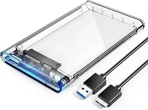 2.5" USB 3.0 External Hard Drive Enclosure for 2.5 Inch SATA HDD and SSD