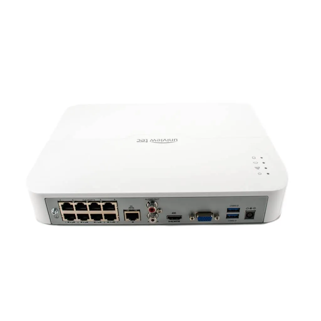 8 Camera 4K Security Network Video Recorder With 8 POE and 2TB / 4TB HDD