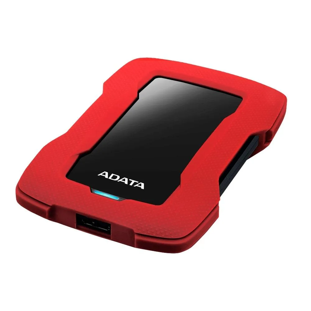 ADATA HD330 SHOCK-PROOF EXTERNAL HARD DRIVE 1TB (RED)   ADATA HARD CASE