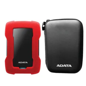 ADATA HD330 SHOCK-PROOF EXTERNAL HARD DRIVE 1TB (RED)   ADATA HARD CASE