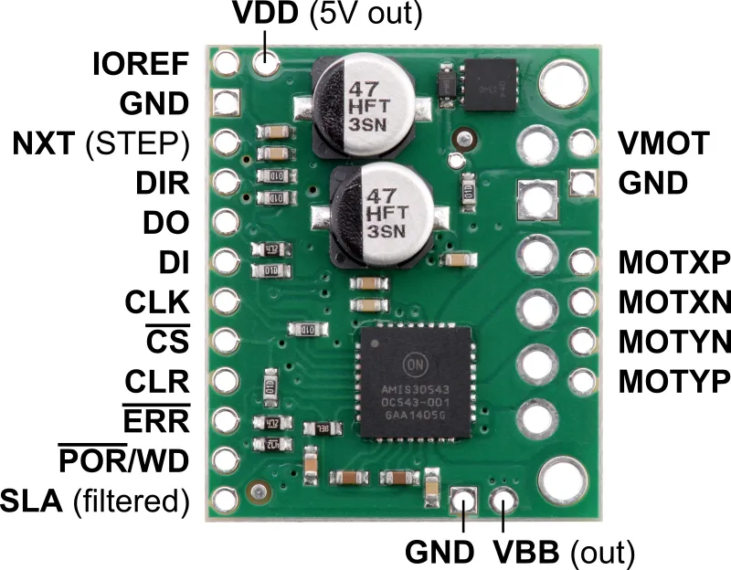 AMIS-30543 Stepper Motor Driver Carrier