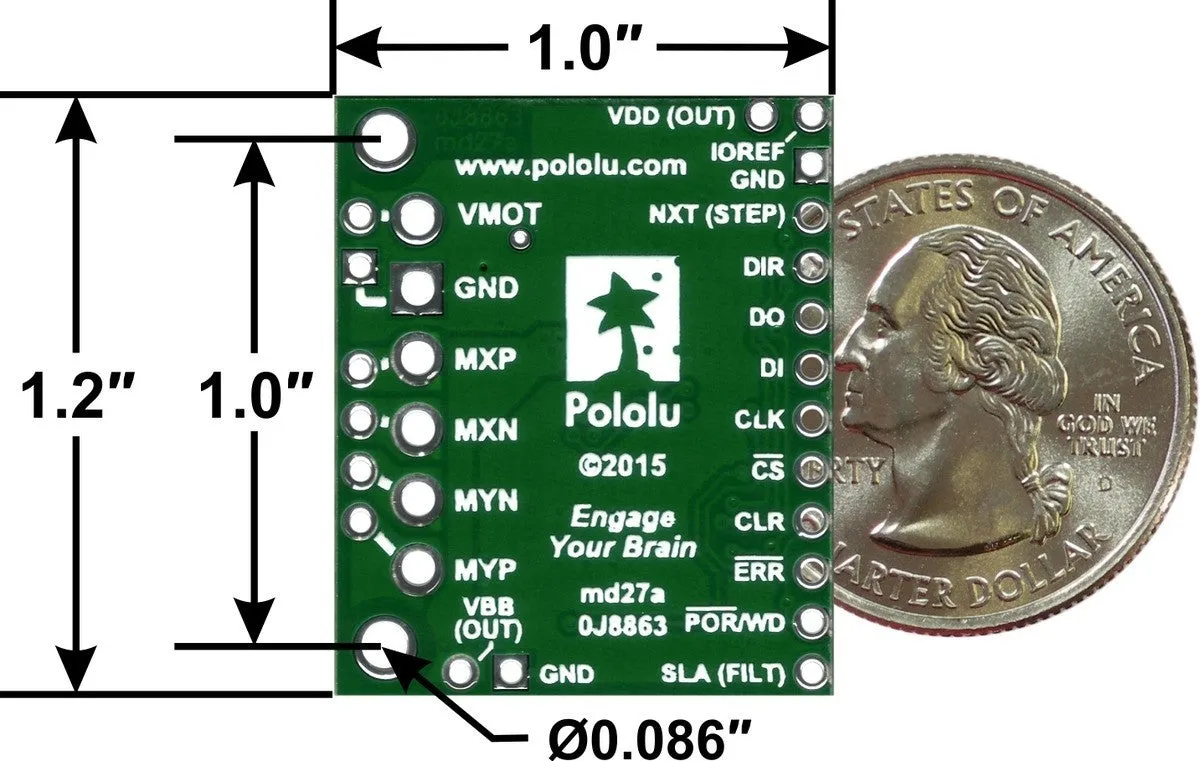 AMIS-30543 Stepper Motor Driver Carrier