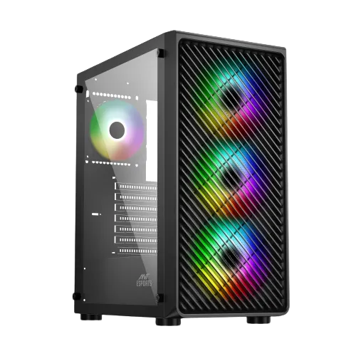 ANT ESPORTS 211 AIR MID-TOWER ATX CABINET BLACK