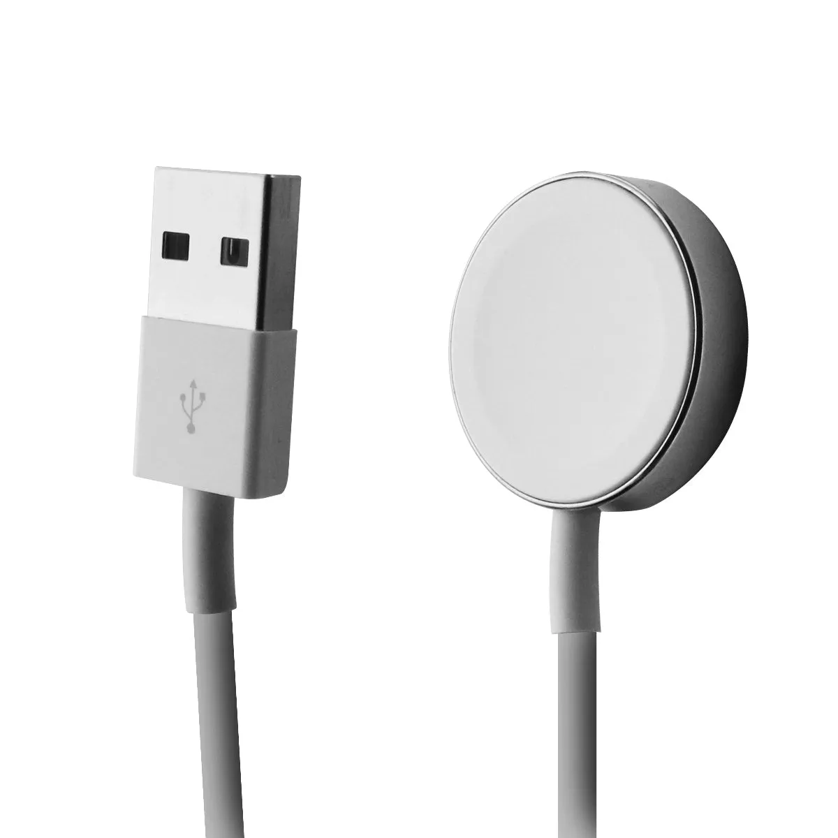 White Apple Watch Magnetic Charging Cable - 1 Meter, Model A1570, Part Number MKLG2AM/A