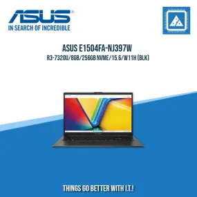 ASUS E1504FA-NJ397W R3-7320U/8GB/256GB NVME | BEST FOR STUDENTS LAPTOP