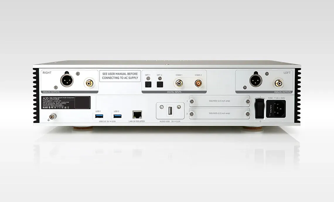 Aurender A20 Music Server / Streamer / Preamplifier / MQA DAC/ Headphone Amplifier