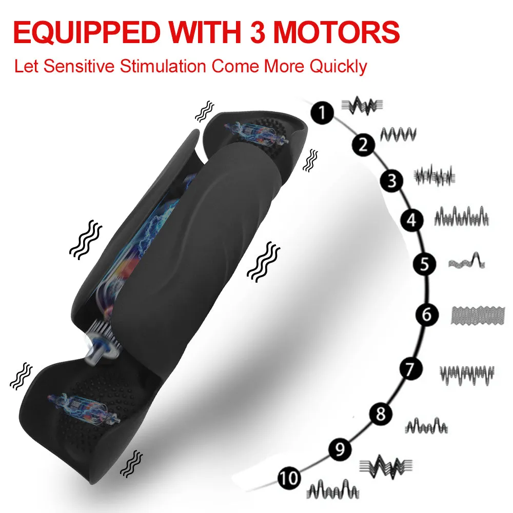 Automatic Male Masturbator Adjustable 10 Modes&Adult Endurance Exercise Electric Pocket Pussy