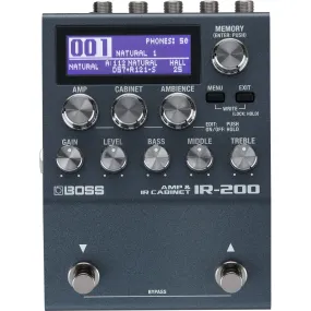 Boss IR-200 Amp & IR Cabinet Simulator Pedal