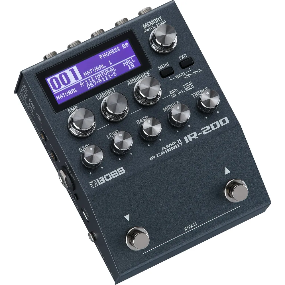 Boss IR-200 Amp & IR Cabinet Simulator Pedal