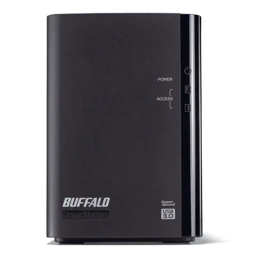 Buffalo DriveStation Duo 4TB (2x2TB) USB Hard Drive, USB 3.0, 5 Gb/s, RAID - HD-WH4TU3R1