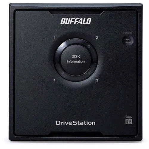 Buffalo DriveStation Quad 24TB (4x6TB) USB Hard Drive, USB 3.0, 5 Gb/s, RAID - HD-QH24TU3R5