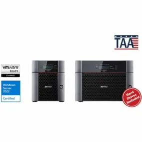 BUFFALO TeraStation 5820 8-Bay 96TB (8x12TB) Business Desktop NAS Storage Hard Drives Included