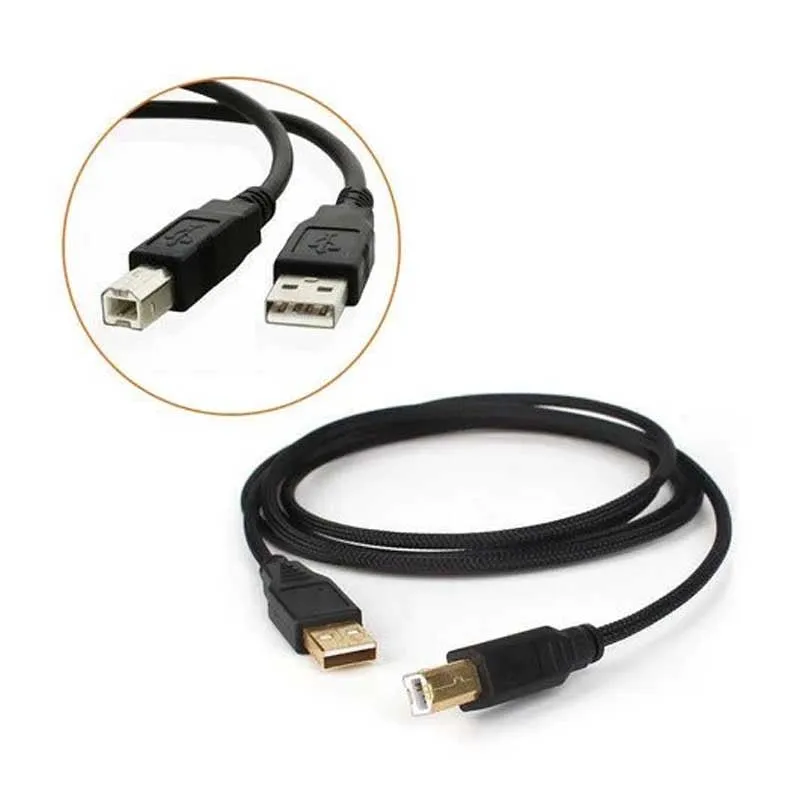 Cable De Impresora Usb 2.0 Tipo A Macho 1.5m