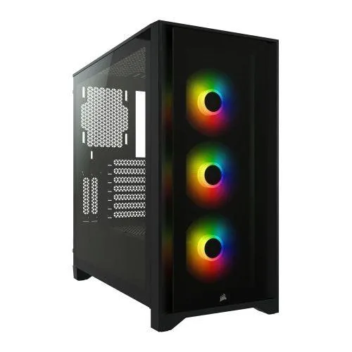 Corsair iCUE 4000X RGB Black ATX Case