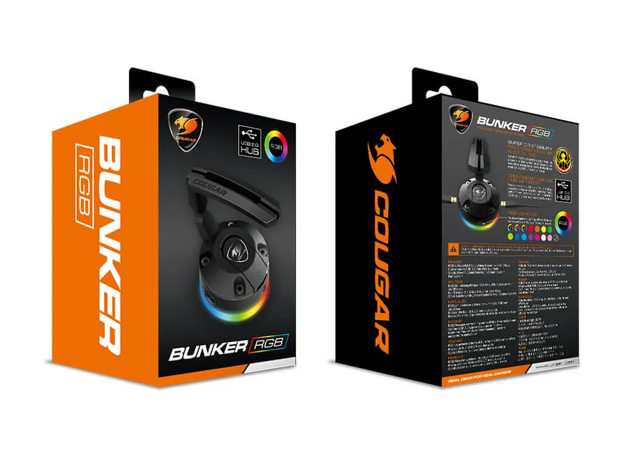 Cougar RGB Mouse Bungee with USB Hub 滑鼠理線器連USB HUB