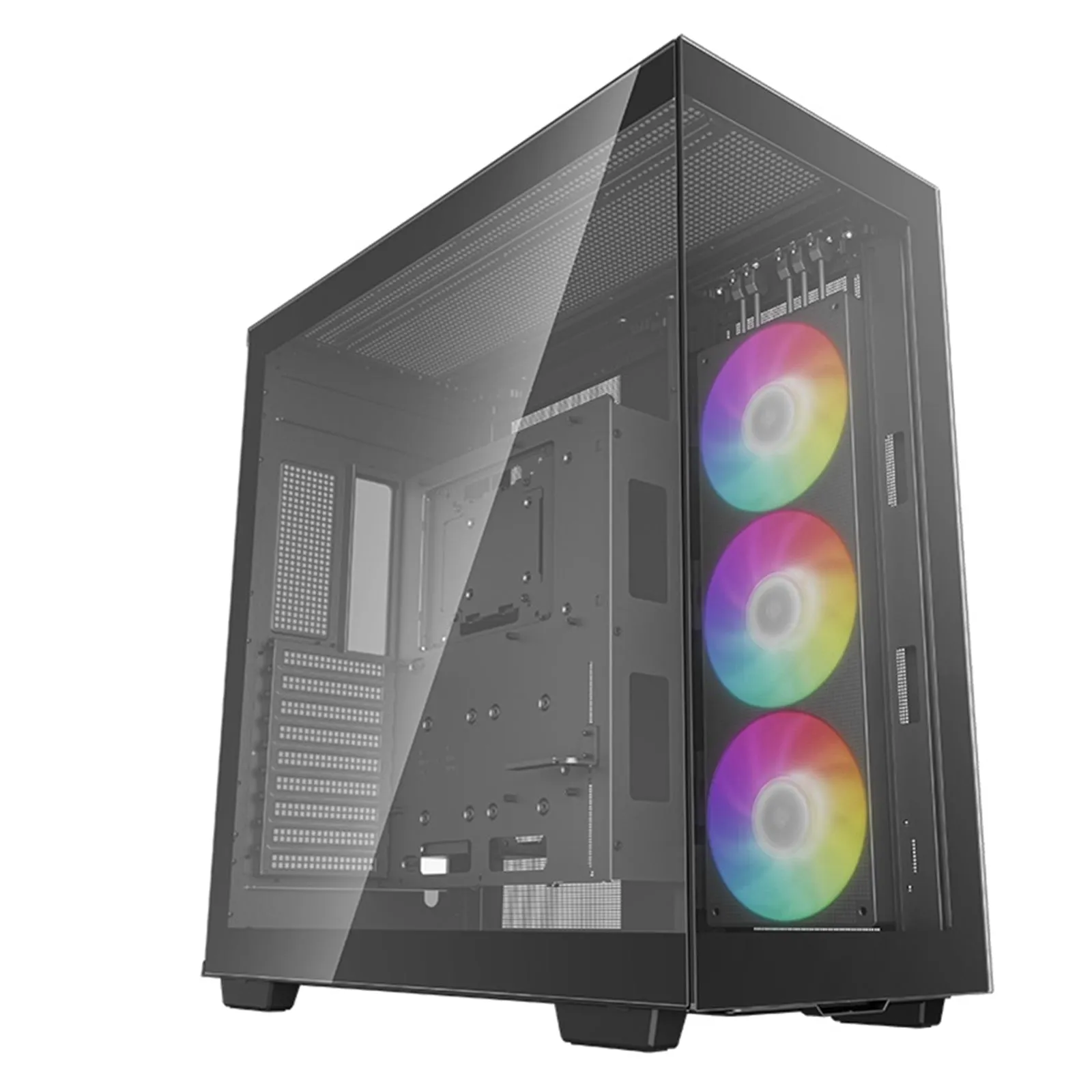 DeepCool CH780, Black, Full Tower Gaming Case, Tempered Glass, 1x 420mm ARGB Side fan, Mini-ITX / M-ATX / ATX / E-ATX