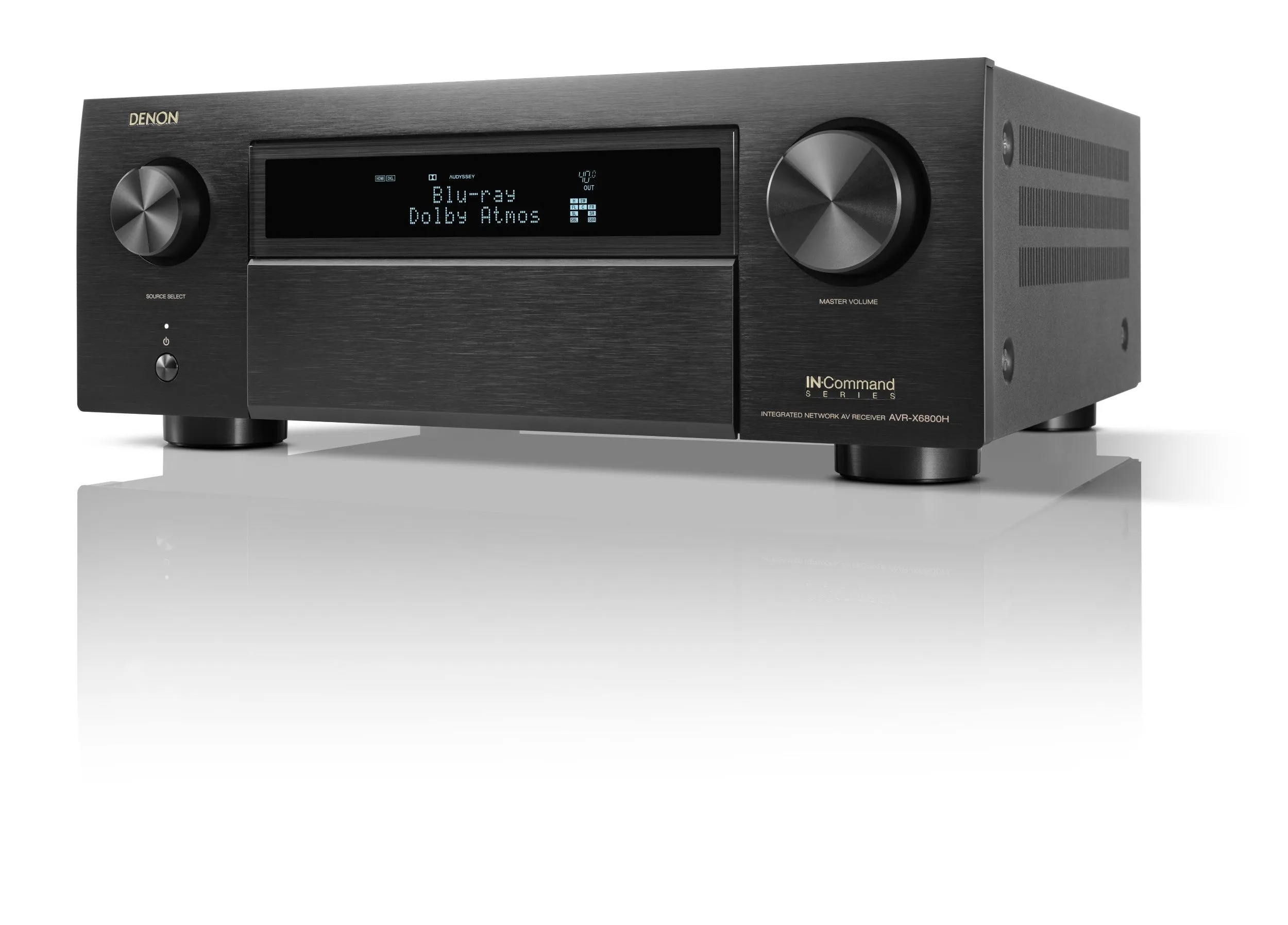 Denon AVR-X6800H 11.4 Channel 8K A/V Receiver with 3D Audio and Dirac Live Support