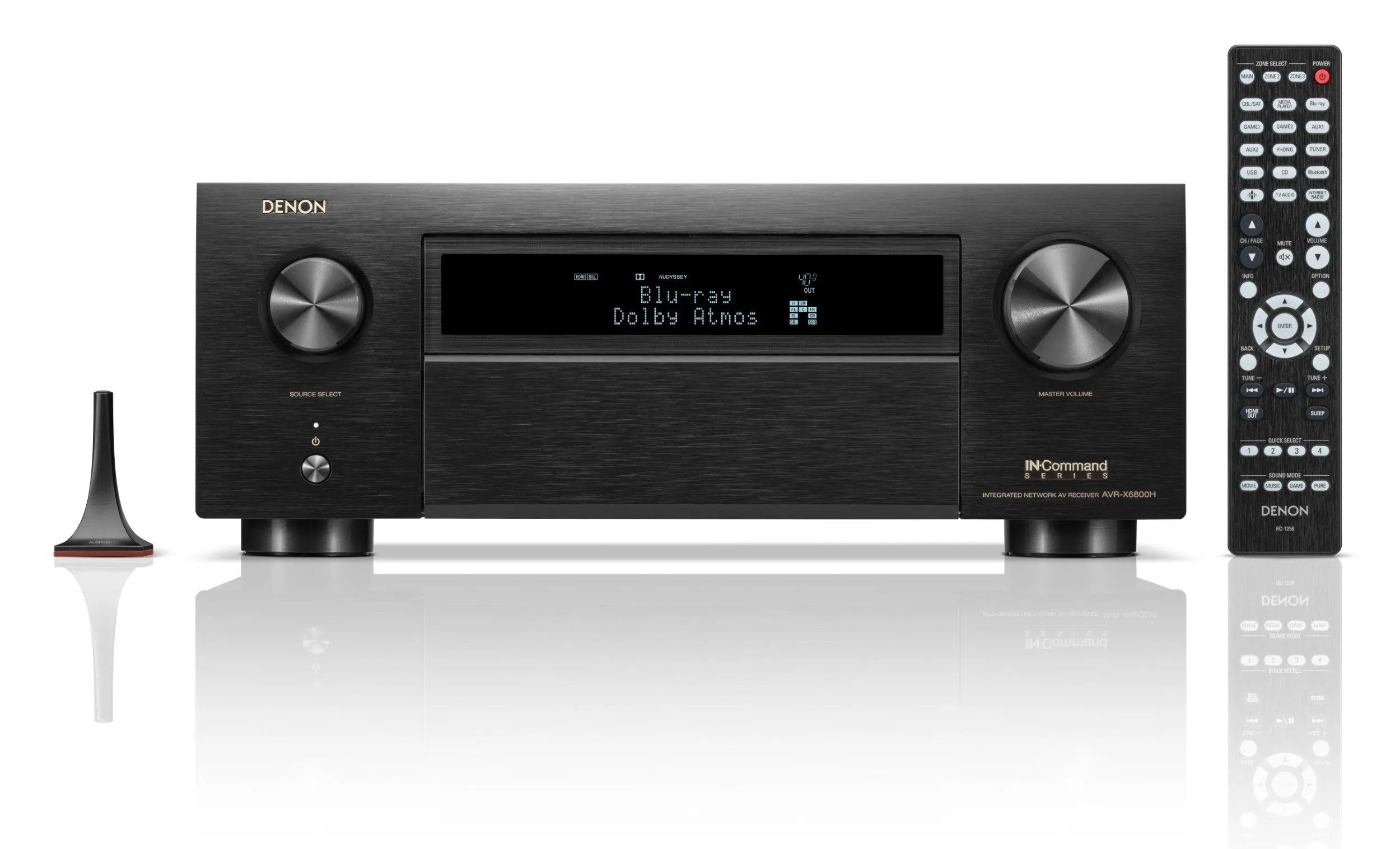 Denon AVR-X6800H 11.4 Channel 8K A/V Receiver with 3D Audio and Dirac Live Support