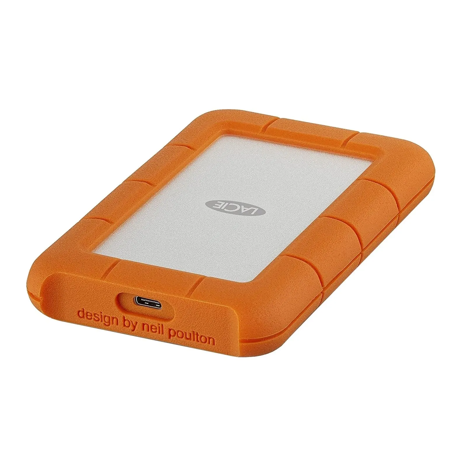 External hard drive LaCie Rugged Mini, 1TB, orange