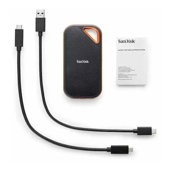 External SSD drive Sandisk Extreme Portable Pro V2, 2TB