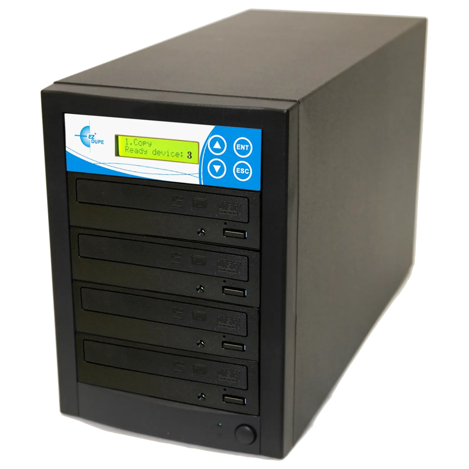 EZ Dupe 1 to 3 Disc / Hard Drive to Disc ISO Duplicator with 1 TB HDD & USB 3.0