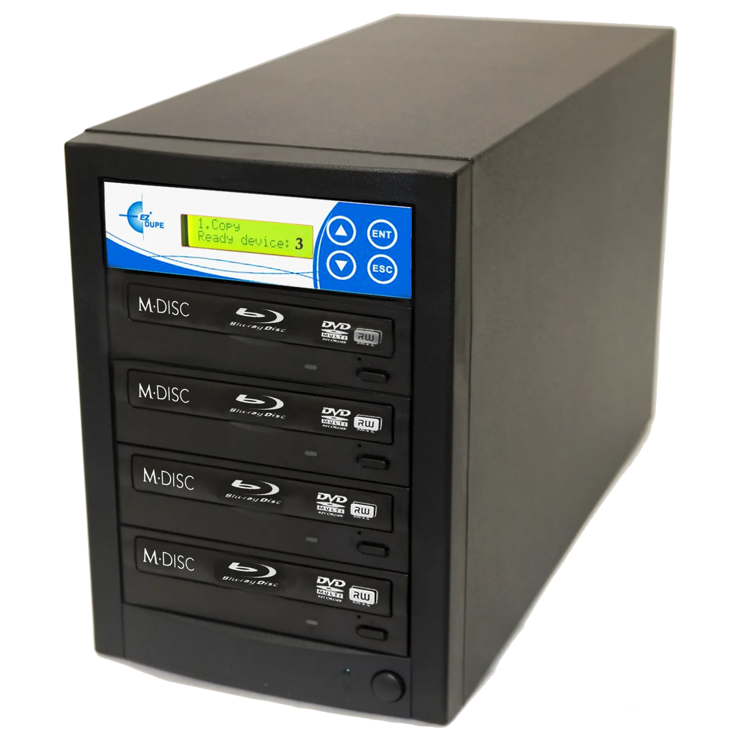 EZ Dupe 1 to 3 Disc / Hard Drive to Disc ISO Duplicator with 1 TB HDD & USB 3.0