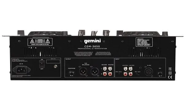 Gemini CDM-3650 MP3-CD Mixing Console