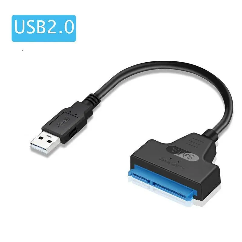 High-Speed SATA to USB Cable for HDD SSD Data Transfer - Lightning-Fast Connections