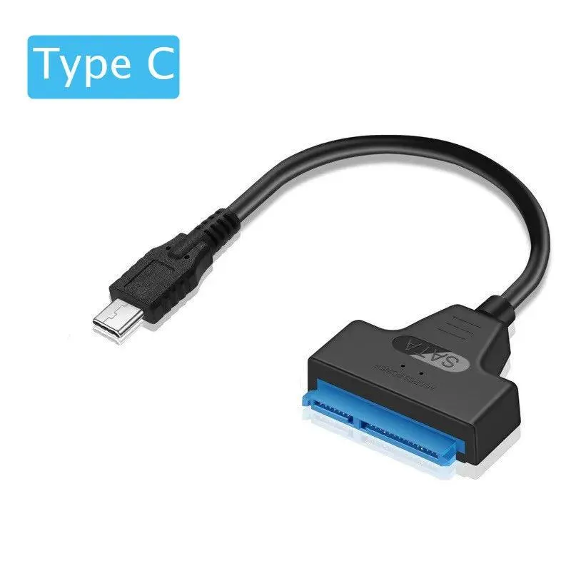 High-Speed SATA to USB Cable for HDD SSD Data Transfer - Lightning-Fast Connections