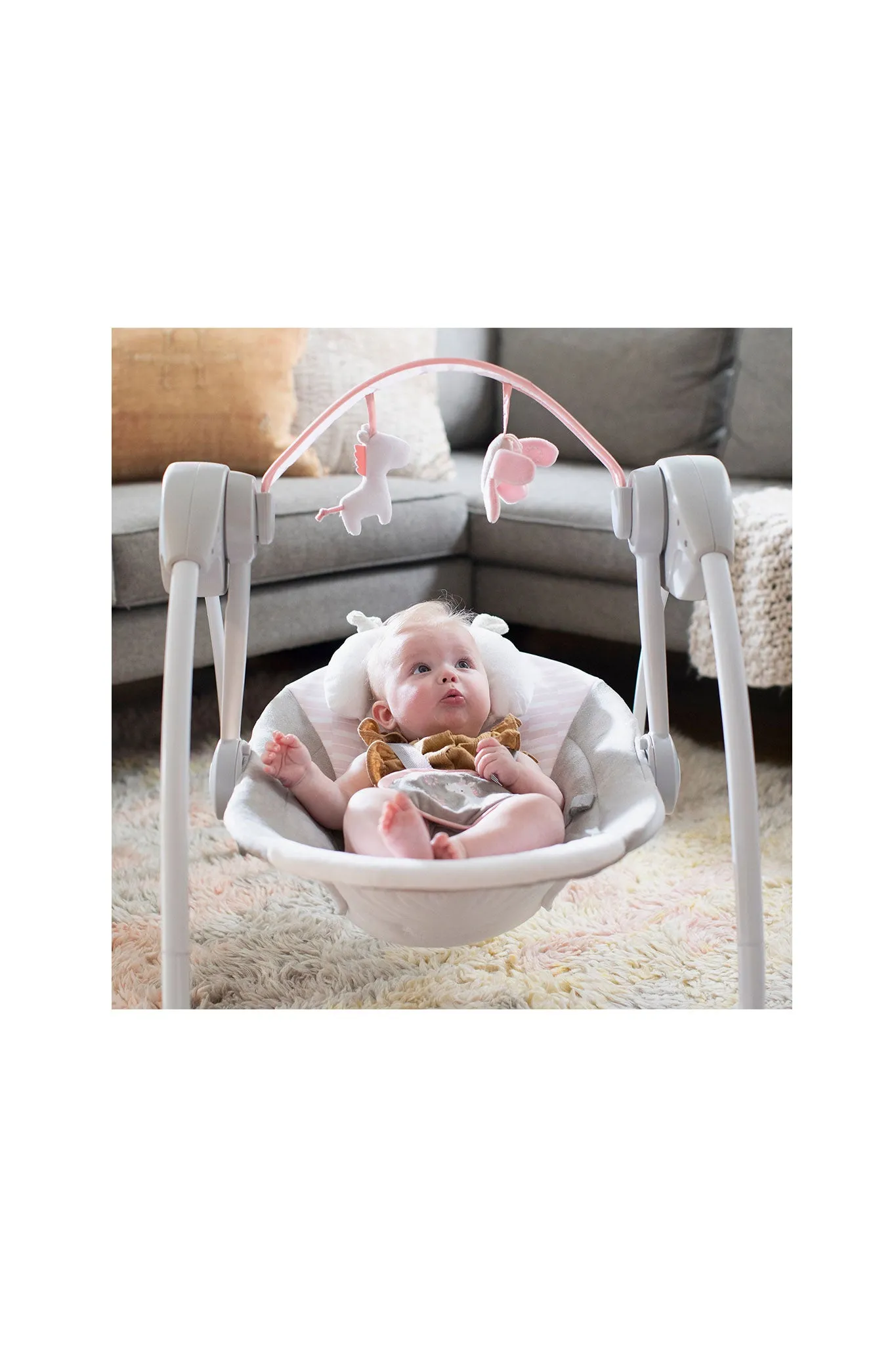 Ingenuity Comfort 2 Go Compact Portable Baby Swing