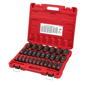 Milwaukee 49-66-7015 SHOCKWAVE Impact Duty 1/2" Drive Metric Socket Set