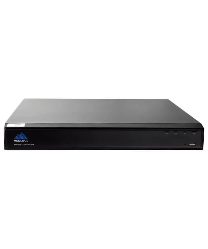 MNR4216-16P-AI | 16 Channel 4K H.265  AI NVR with 32TB (2x16TB) HDD Max Capacity - HDDs Not Included