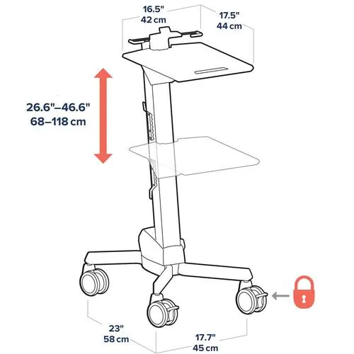 Neo-Flex® Laptop Cart