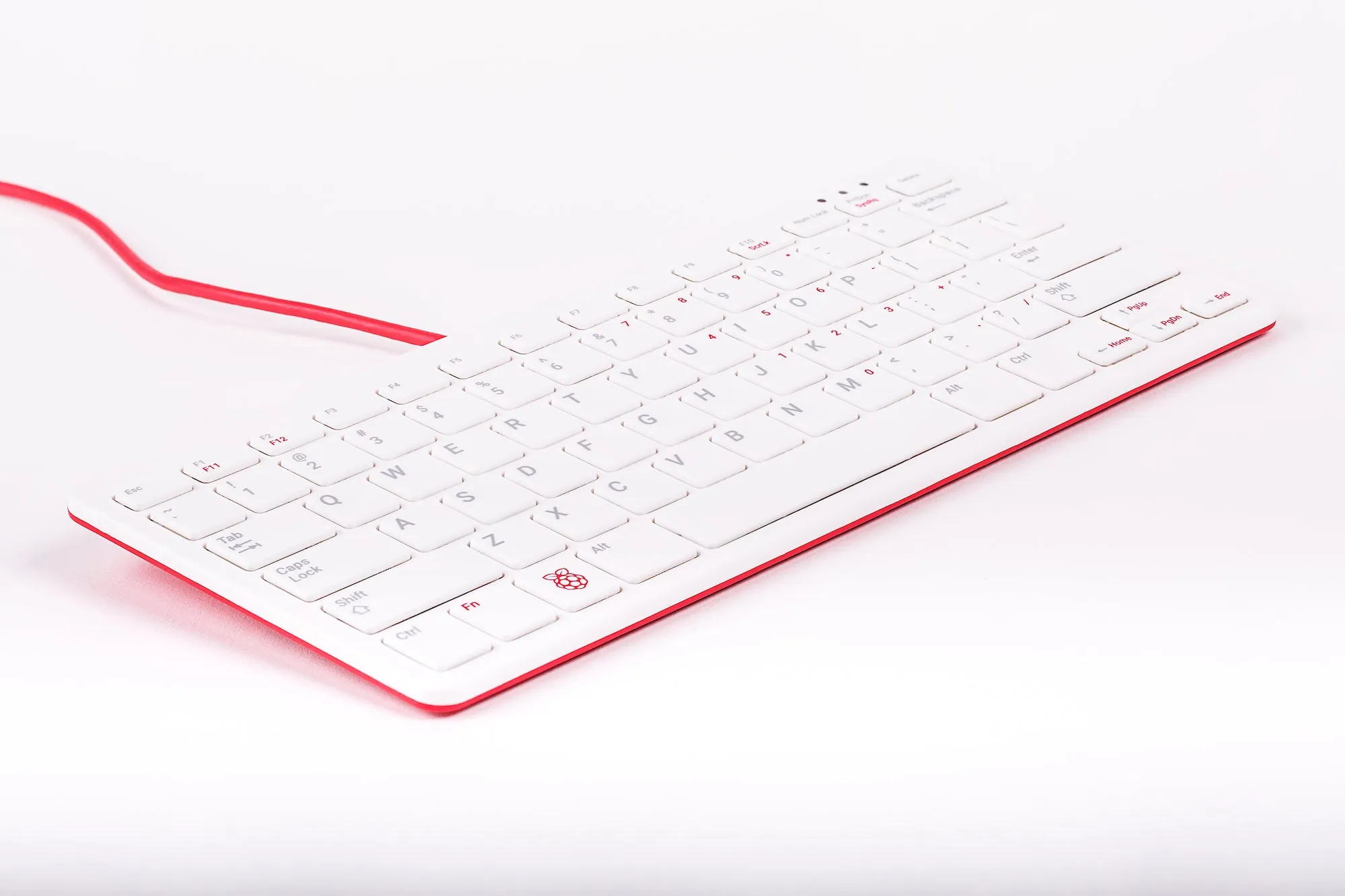 Official Raspberry Pi Keyboard in Red or Black, US Layout