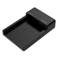 Orico 1 Bay USB3.0 2.5 / 3.5 HDD|SSD Horizontal Dock - Black - 6518US3-V2-SA-BK