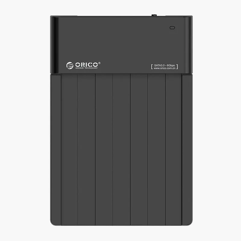 Orico 1 Bay USB3.0 2.5 / 3.5 HDD|SSD Horizontal Dock - Black - 6518US3-V2-SA-BK