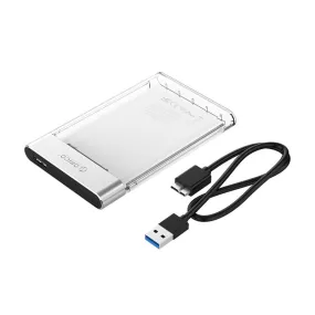 Orico 2.5" Usb3.0 Hdd Enclosure Micro Usb 3.0 - Transparent