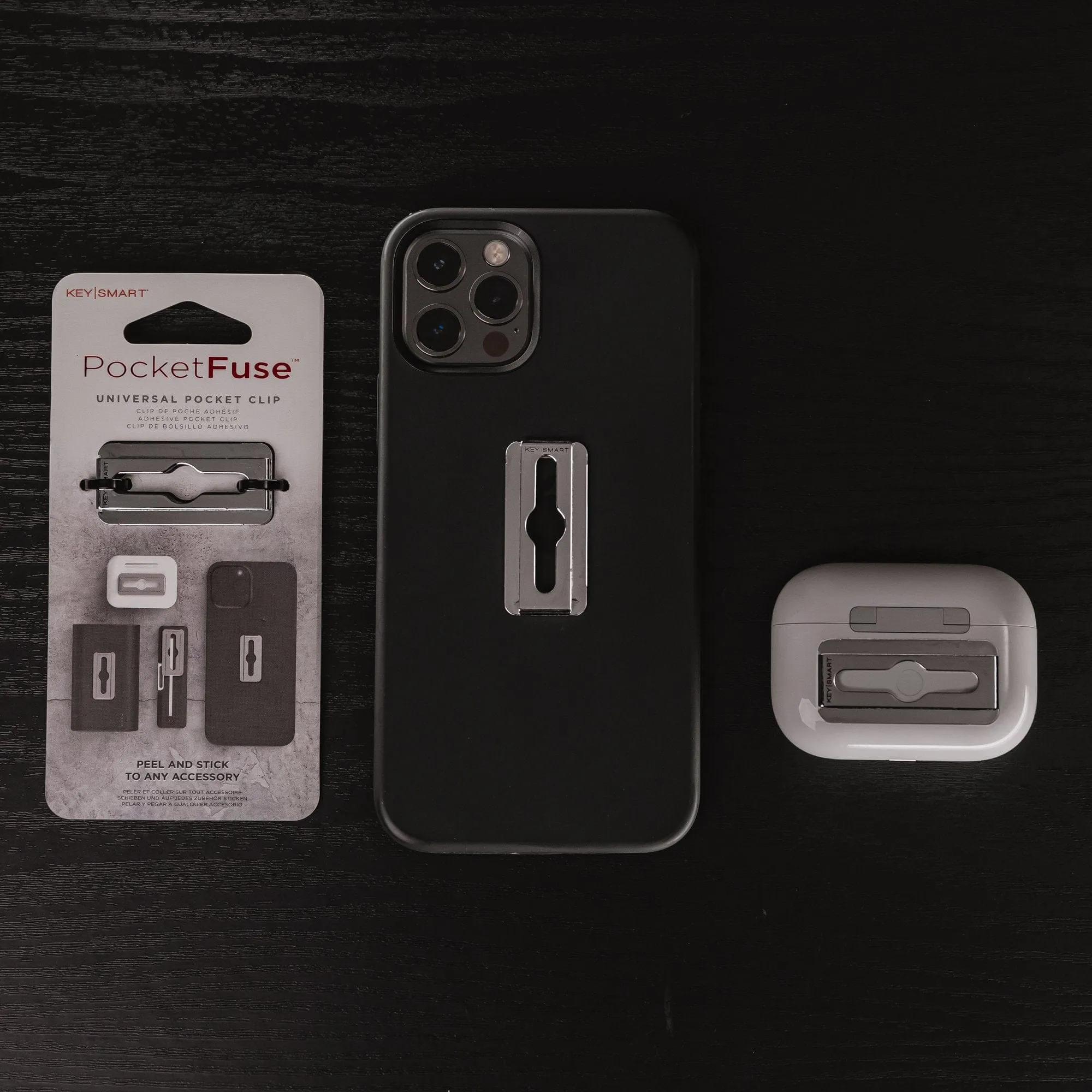 PocketFuse Universal Pocket Clip Keysmart