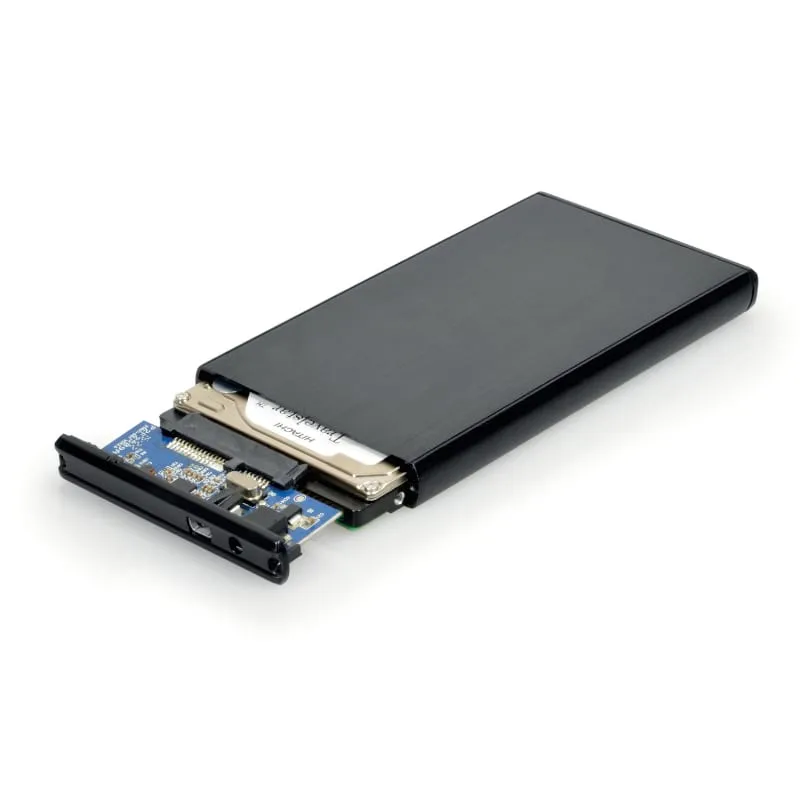 Port Connect 2.5" Usb3.0 External Hdd Enclosure Black