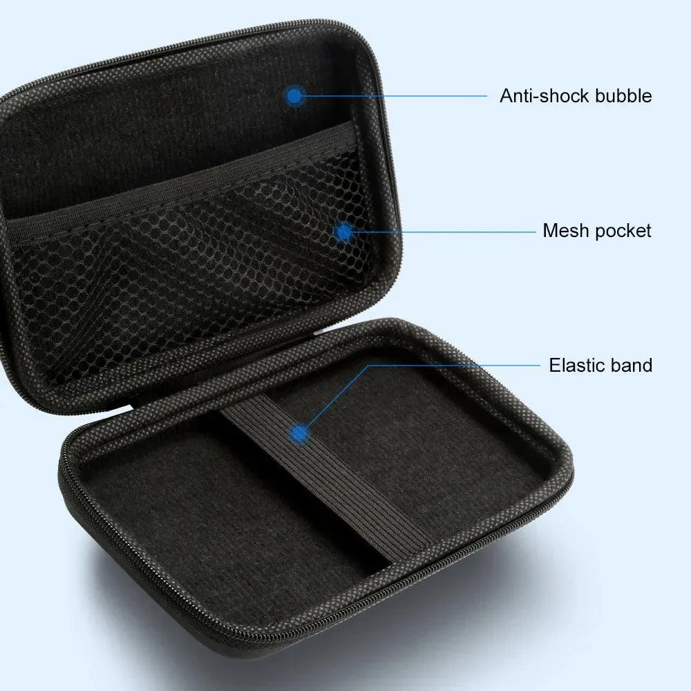 Rocketek Premium Tech Storage Bag for HDDs & Power Banks: Ultimate Protection on the Move