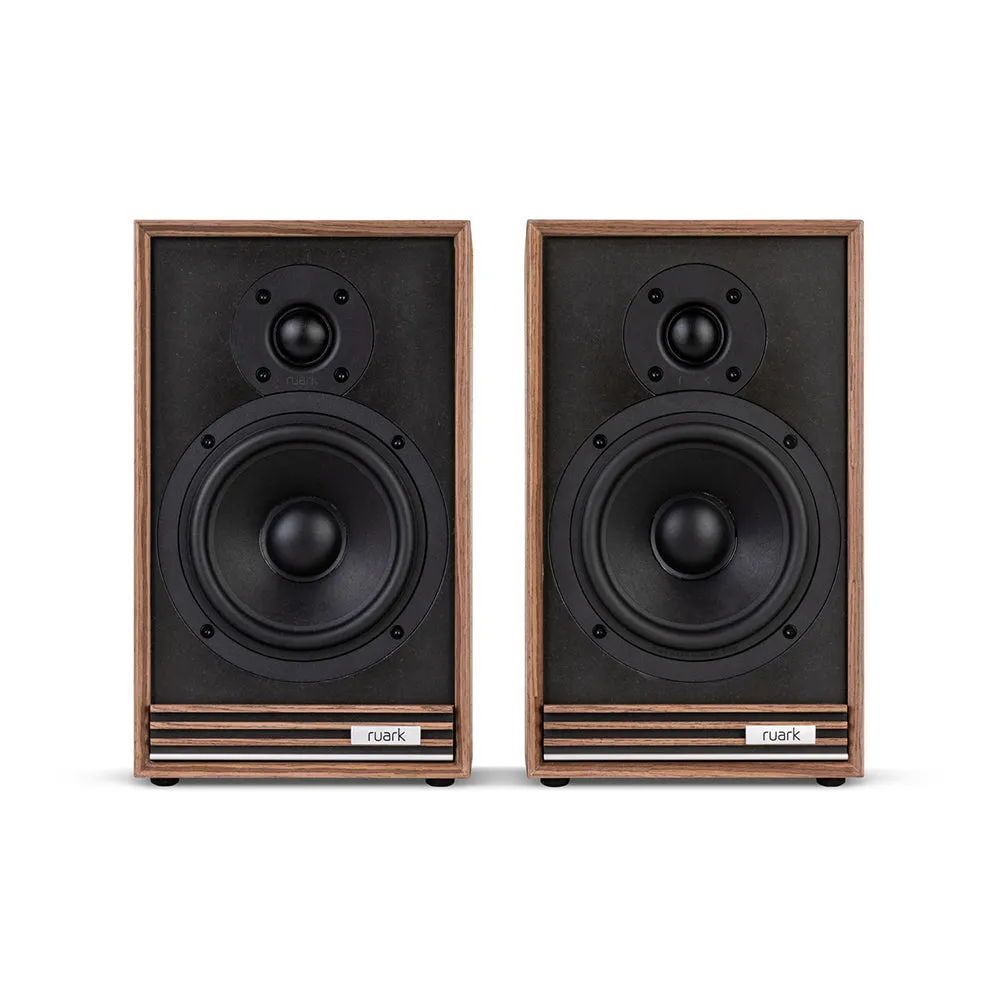 Ruark R610 Music Console with Sabre-R Bookshelf Speakers Streaming System Fused Walnut