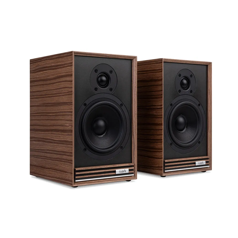 Ruark R610 Music Console with Sabre-R Bookshelf Speakers Streaming System Fused Walnut