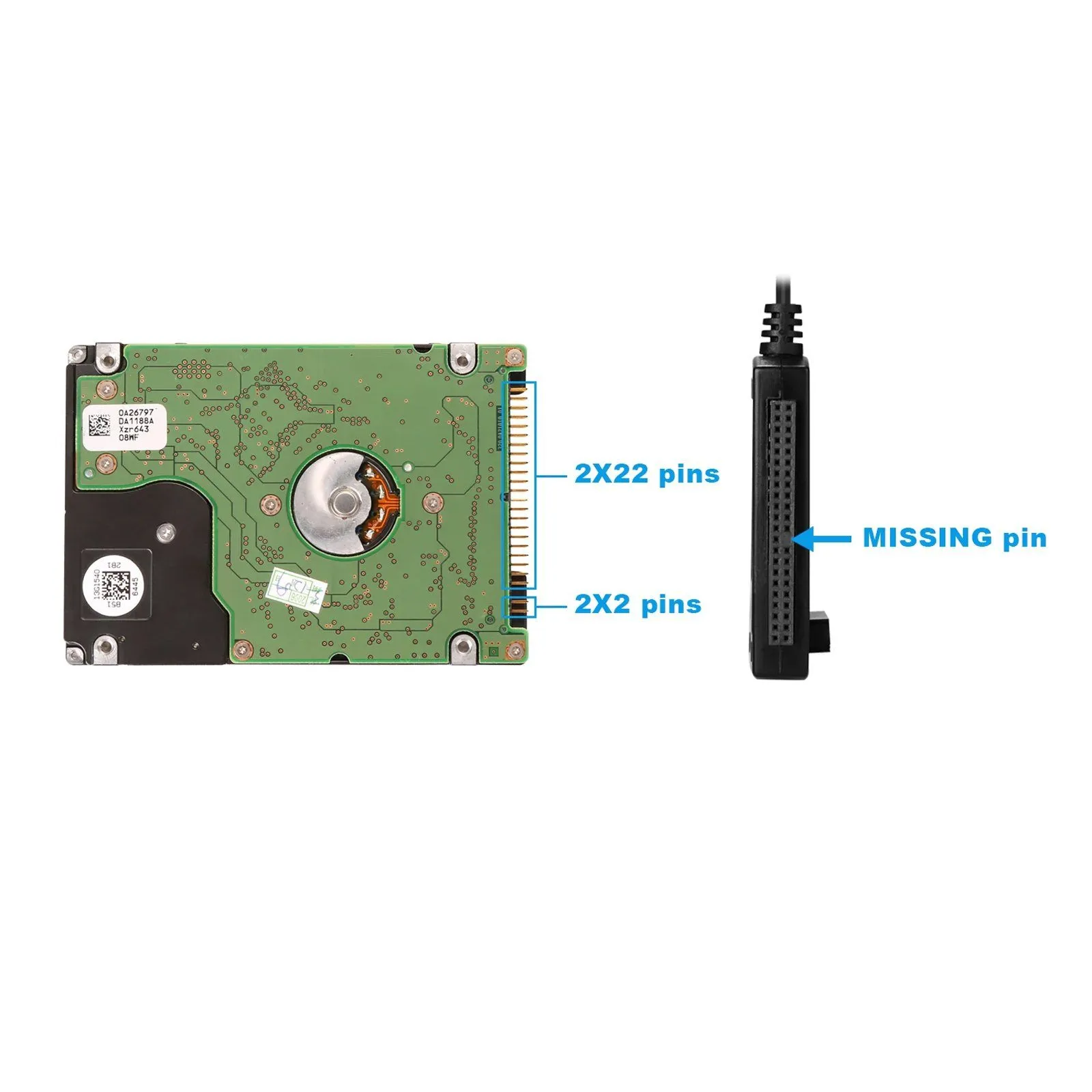 SATA PATA IDE to USB 2.0 Adapter Converter Cable For 2.5" 3.5" Hard Drive Disk