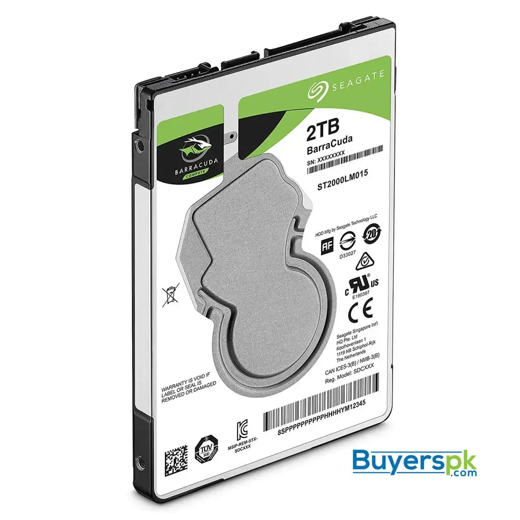 Seagate Barracuda Mobile Hard Drive 2tb Sata 6gb/s 128mb Cache 2.5-inch 7mm (st2000lm015) 2 Yrs