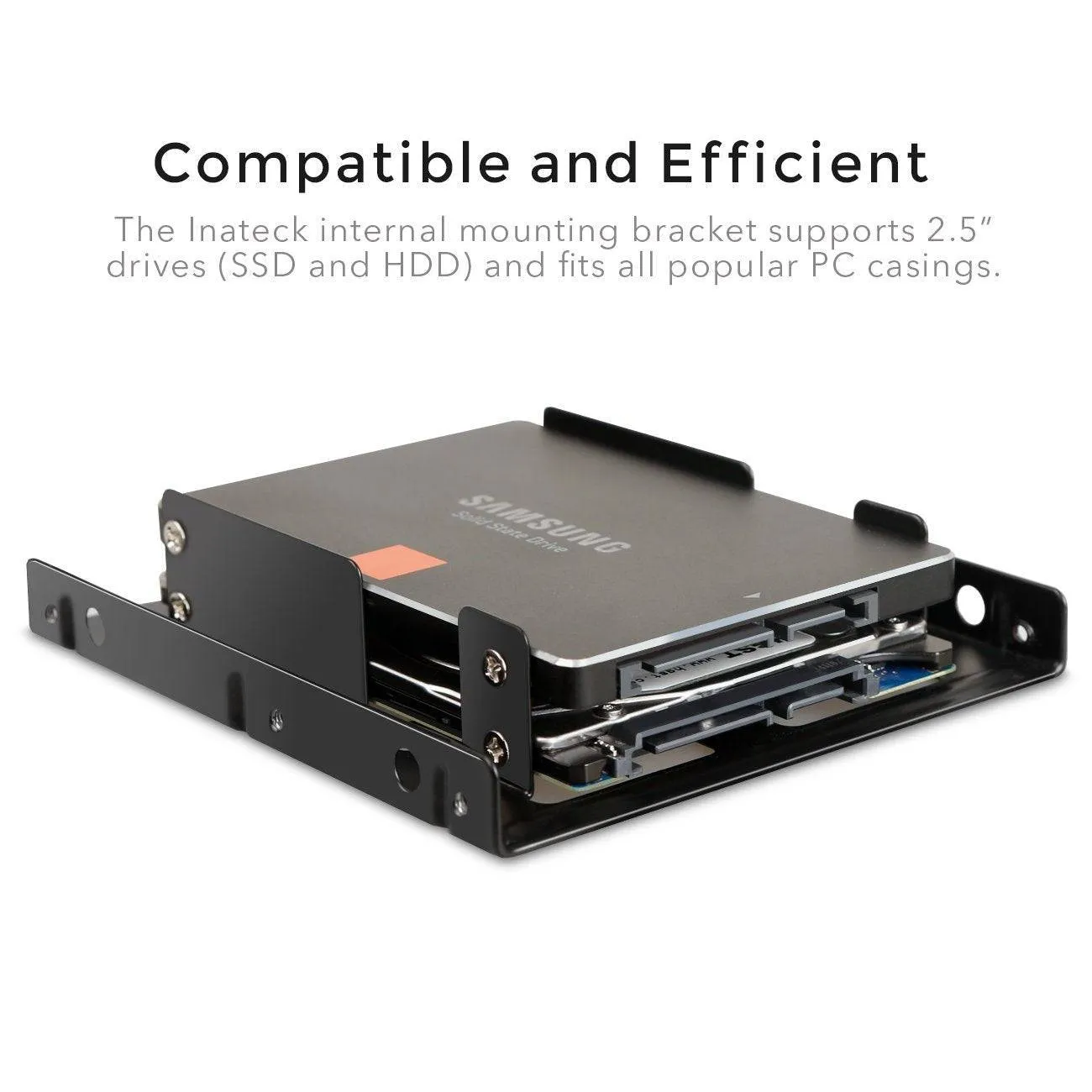 SSD Mounting Bracket 2.5 to 3.5 with SATA Cable and Power Splitter Cable, ST1002S