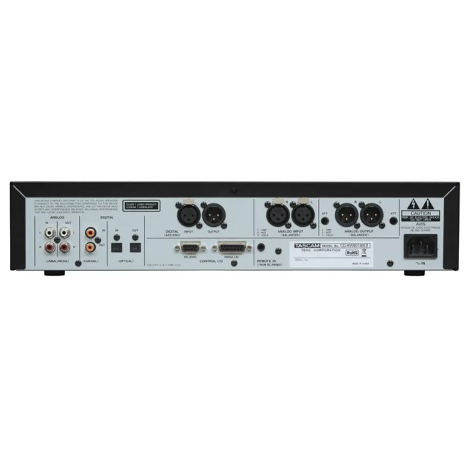 Tascam CD-RW901MKII Professional Balanced CD Recorder/Player with Proprietary TEAC Tray-Loading Transport