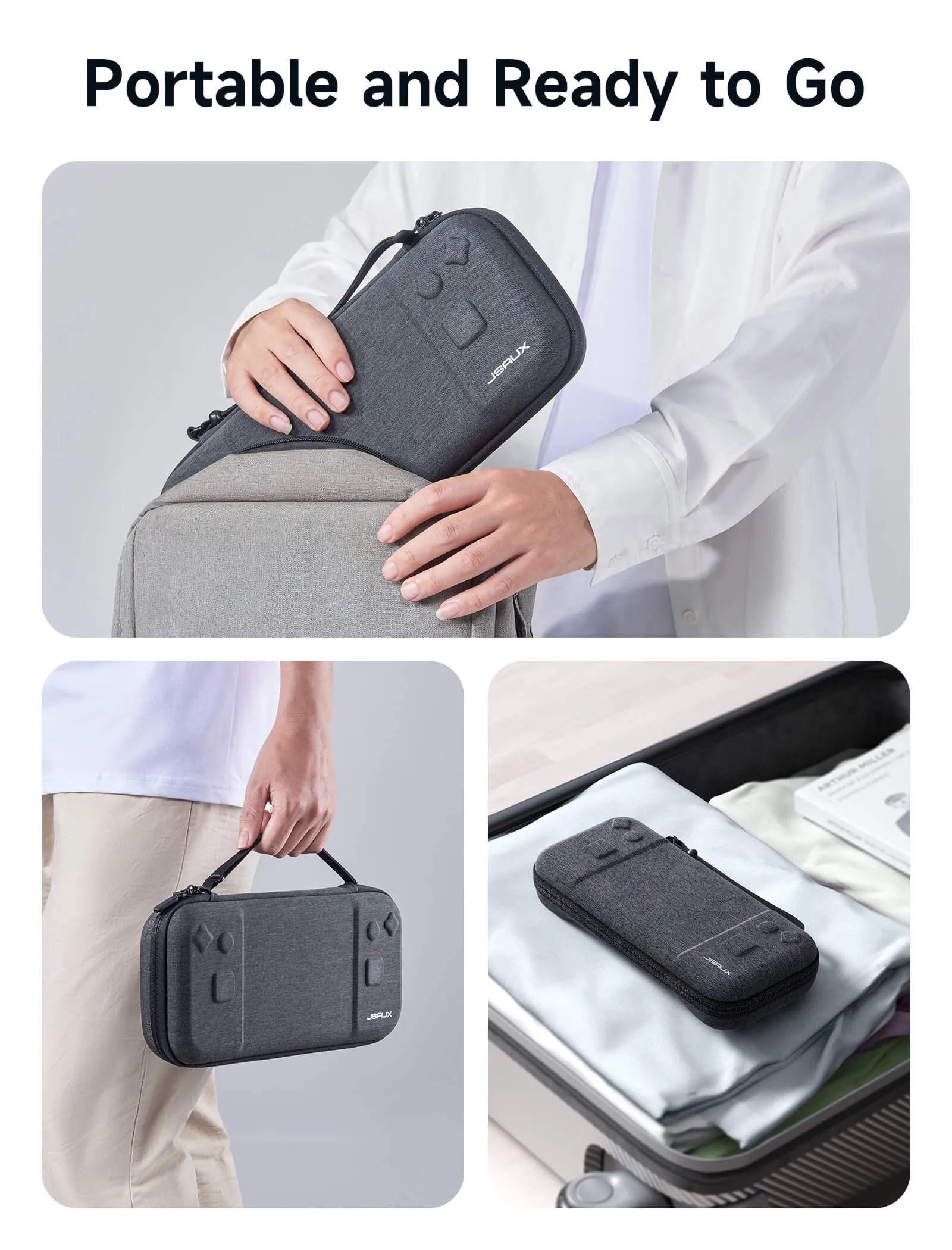 Slim Carrying Case for Steam Deck LCD & OLED - Optimized for Ultra Portability