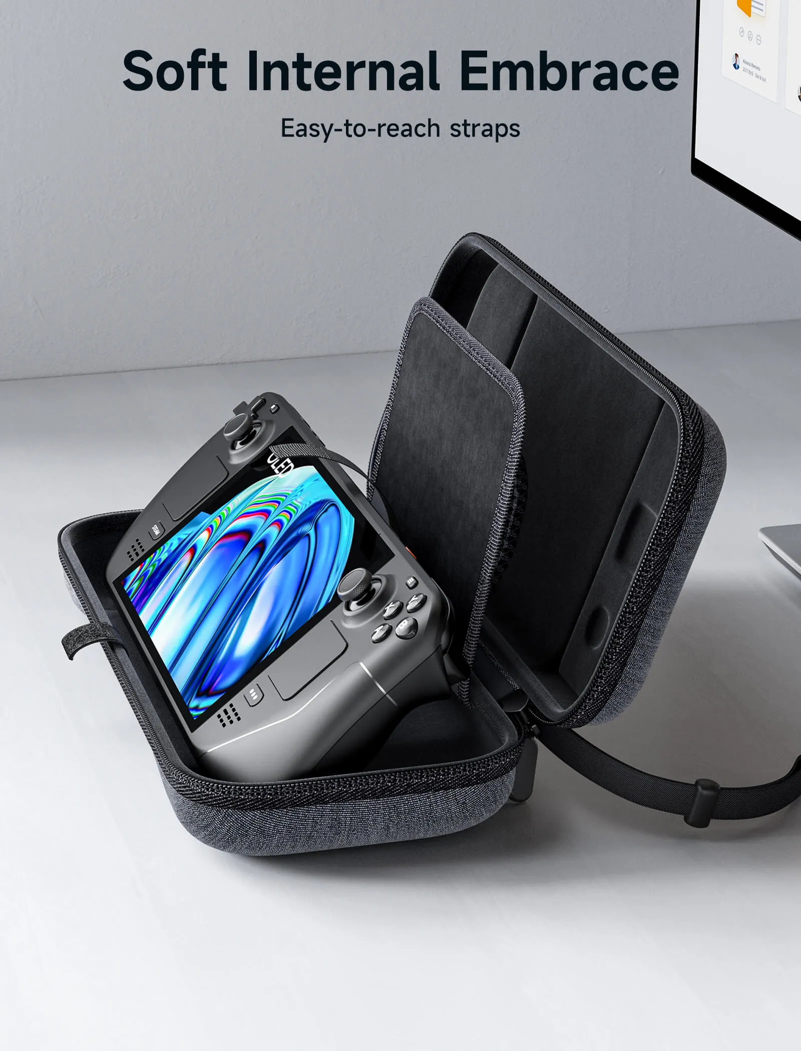 Slim Carrying Case for Steam Deck LCD & OLED - Optimized for Ultra Portability