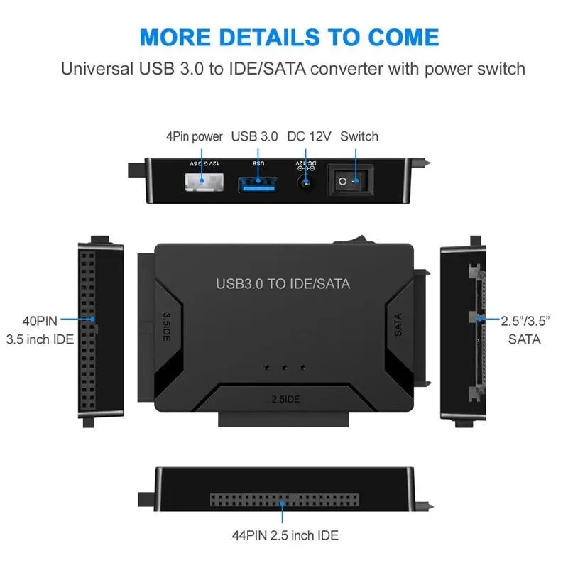 USB 3.0 To IDE/SATA Adapter