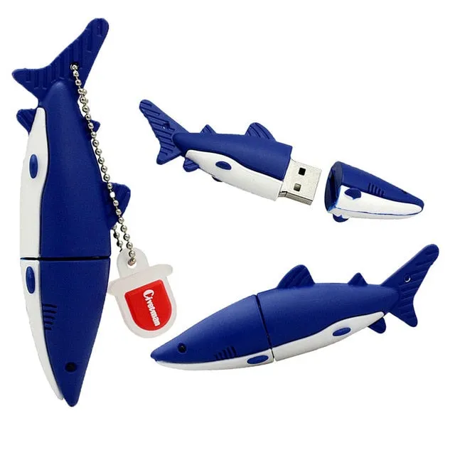 Usb Sticks: Dolphin & Clown Fish & Orca & Shark